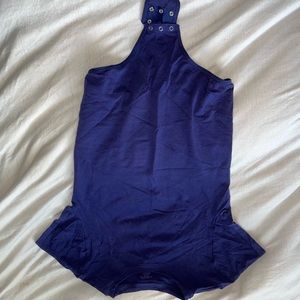 Blue yummie bodysuit